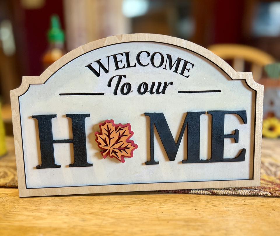 Interchangeable Home Sign