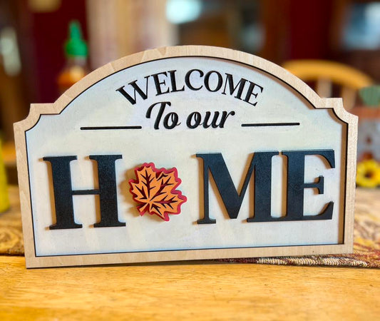 Interchangeable Home Sign