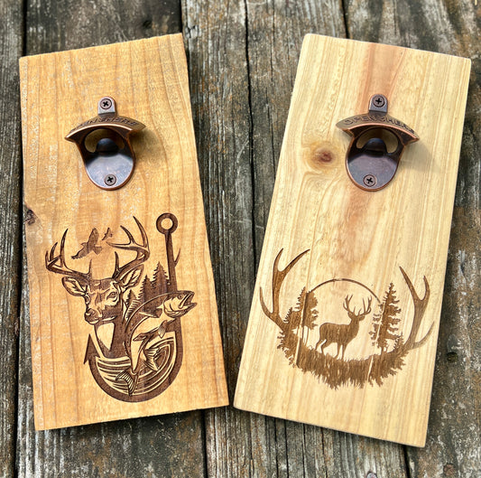 Custom Engraved Wall Mounted Bottle Opener